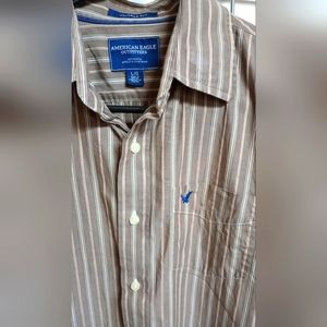 Men's button up dress shirt by American Eagle.